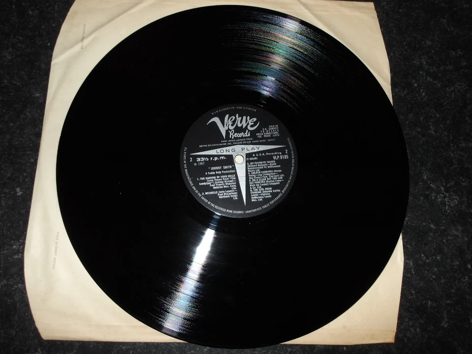 VLP 9185 = JOHNNY SMITH = JOHNNY SMITH = N-M - JAZZ - COVER GRUBBY - Image 4 of 4