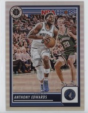 2023 NBA Hoops Premium Stock Box Toppers Silver Prizm Anthony Edwards #22 0x5i