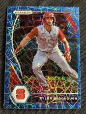 2021 Panini Prizm Draft Picks Tyler McDonough Carolina Blue Velocity #PDP75