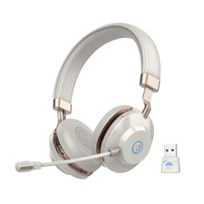 Wireless Headset, Bluetooth Headset with Microphone, AI Noise Canceling Mic US