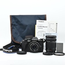 MINT Olympus OM-D E-M10 Mark III Double Zoom Kit Black