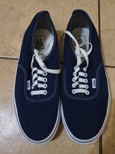 Vans Authentic Navy Blue Canvas Men s Size 9....