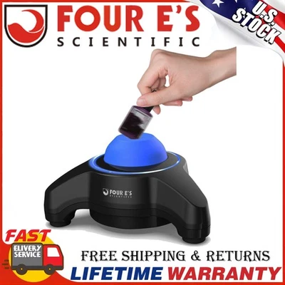 4E'S SCIENTIFIC Vortex Mixer 5600rpm Paint Mixer Touch Function Mini Lab Vortex Shaker Black US