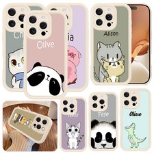 For iPhone 17 16 Pro Samsung S25 S24 Animal Custom Phone Case Flexible TPU Cover