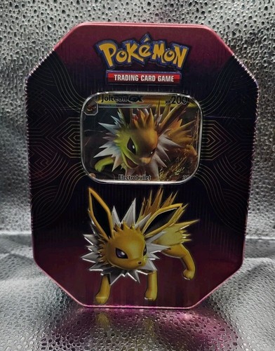 Pokemon TCG: Elemental Power Tin Jolteon GX + 4 Packs (Sun & Moon)