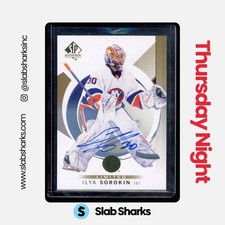 2024 UPPER DECK SP AUTHENTIC #54 ILYA SOROKIN AUTO LIMITED