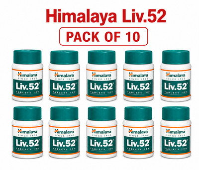 Liv. 52 Pack Of 10 Bottles Long Expiry 2028 + Free Shipping