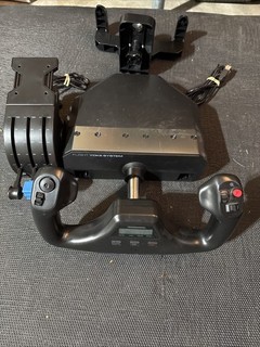 Logitech G Flight Yoke System Black (945 000023) Plus MFD and Switch Panel