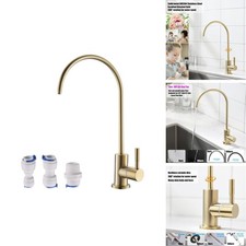 Havin Gold Drinking Water Faucet,Brushed Gold Reverse Osmosis Faucet,Water