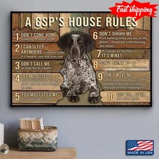 Vintage German Shorthaired Pointer A GSP's House Rules
