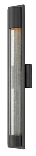 Hinkley Mist 28 1/2" High Satin Black Outdoor Wall Light - Picture 2 of 5