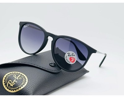 Ray Ban RB4171 Erika 54mm Polarized Sunglasses - Black Frame/ Gray Gradient Lens