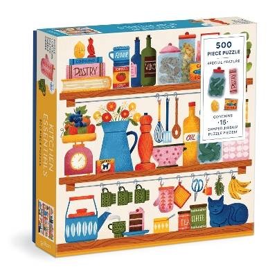 Kitchen Essentials 500 Piece Puzzle with Shaped Pi