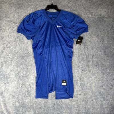 Nike Defender Football Practice Jersey Men s Small Blue Blank New NWT