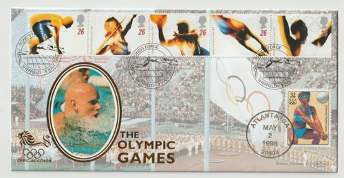 9/7/1996 UK GB FDC - Olympic Games 1996 - Benham - Sheffield Special Postmark