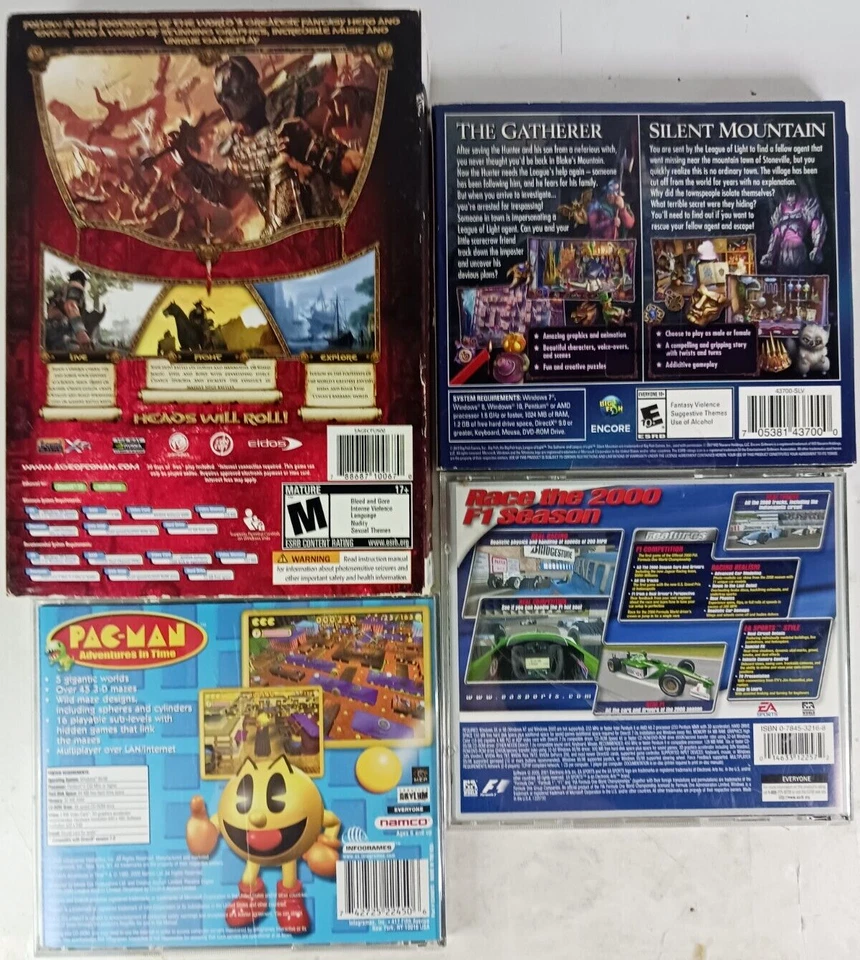 PC Games Lot Of 13 From The 2000s-10s Scrabble Plus Pacman Sniper 2 Wildstar F1 - Image 3 of 4