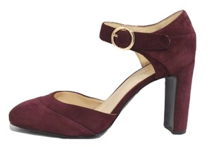 nine west burgundy heels