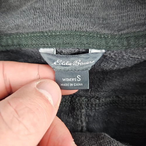 Eddie Bauer Peacoat Jacket Womens Size Small Gray Double Breasted High Neck - Picture 6 of 10