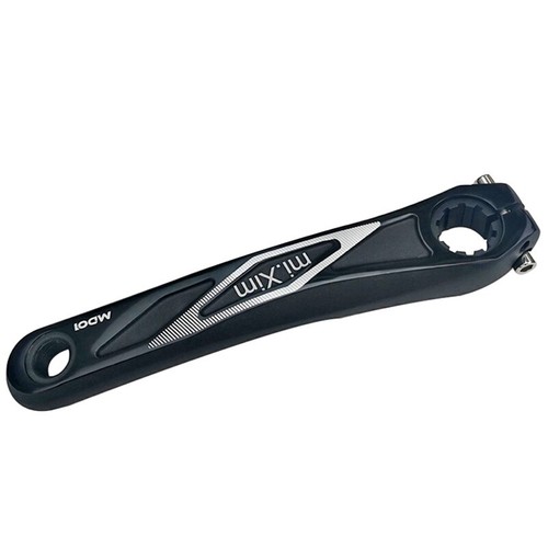 Pédalier Vélo 170 Mm – Alliage Alu, Simple Vitesse, Trou Rhombique, Noir, Léger, Pour Route VTT Pliant