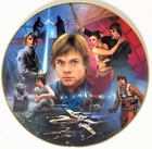 MARK HAMILL Signed Autographed Collectors Plate "STAR WARS"