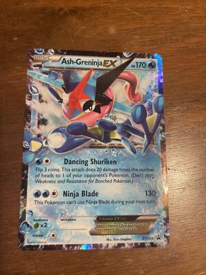 Pokémon TCG Ash-Greninja EX Oversized Promos XY133 Holo Promo | eBay