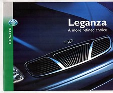 Daewoo Leganza 1997-99 UK Market Sales Brochure 2.0 SE CDX