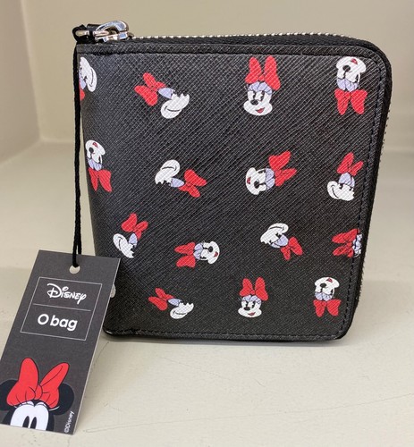 PORTAFOGLIO SMALL OBAG ECOPELLE EFFETTO SAFFIANO COLLEZIONE DISNEY MINNIE |  eBay