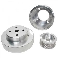 Bbk 1553 1979-1993 Mustang Underdrive Pulley Kit Aluminum Polished 6-rib 3 P Bbk 1553 1979-1993 Mustang Underdrive Pulley Kit Aluminum Polished 6-rib 3 P