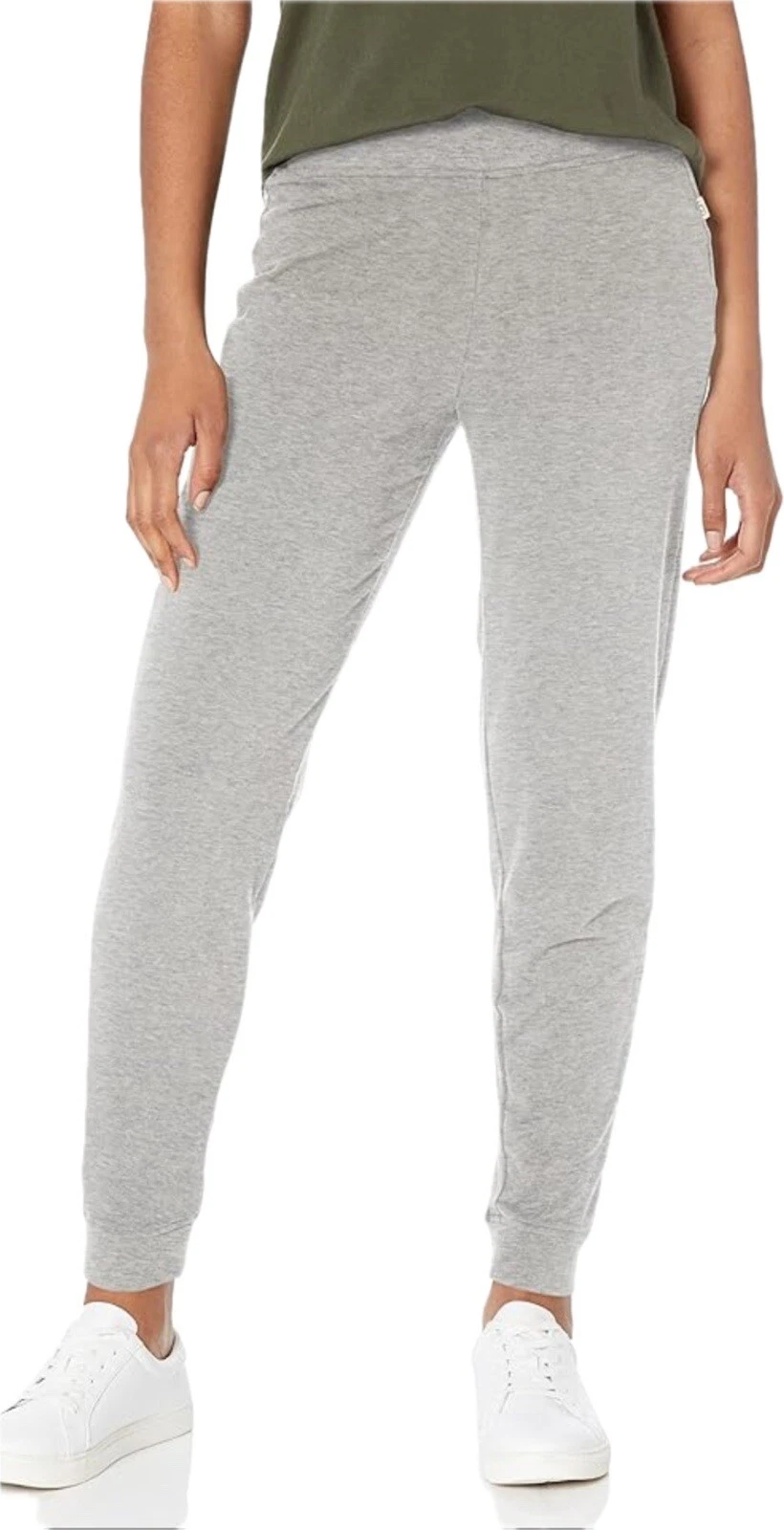 UGG KYLO MICRO TERRY PANTALONI JOGGER DONNA TAGLIA L GRIGIO ERICA MORBIDI LOUNGE ELASTICIZZATI