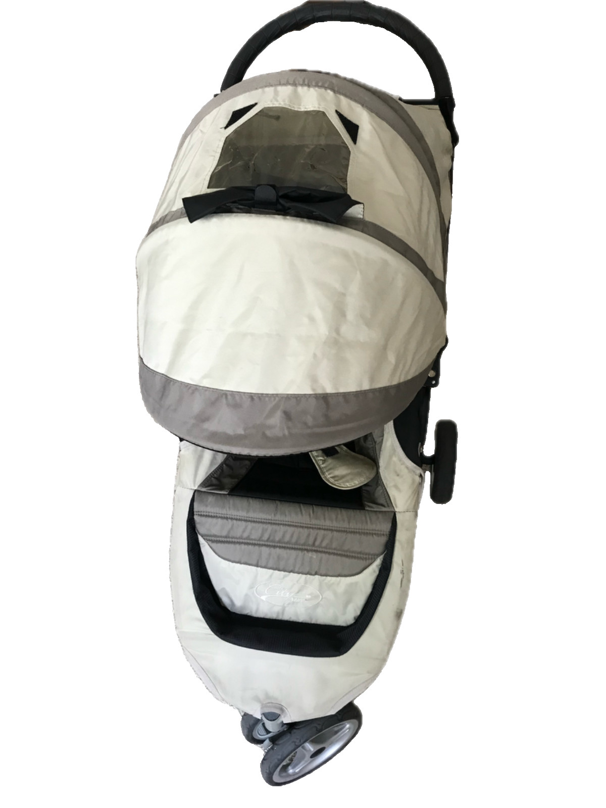 Baby Jogger City Mini Single 8" Stroller - Stone/Black - Used - Good condition
