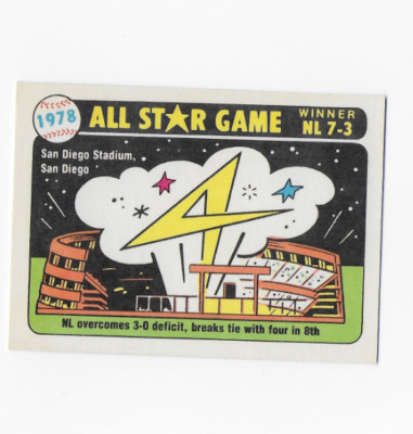 1981 FLEER LAUGHLIN, 1978 ALL STAR GAME, KANSAS CITY ROYALS STICKER