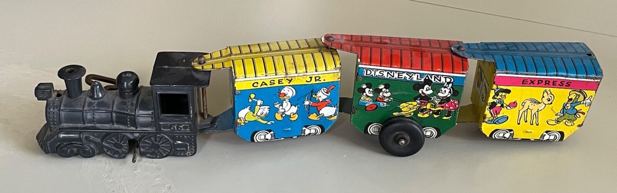 Marx Casey Jr. Disneyland Express Tin Litho Windup Toy Vintage | eBay