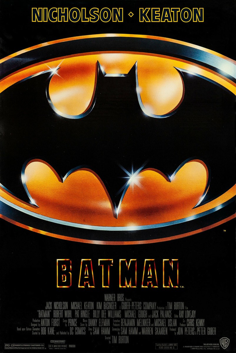 希少初期版‼️1989年作品　映画『BATMAN バットマン』　ビッグポスター 希少初期版‼️1989年作品 映画『BATMAN バットマン』 ビッグ