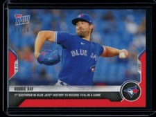 2021 Topps Now #705 Robbie Ray Red Parallel Card #d /10
