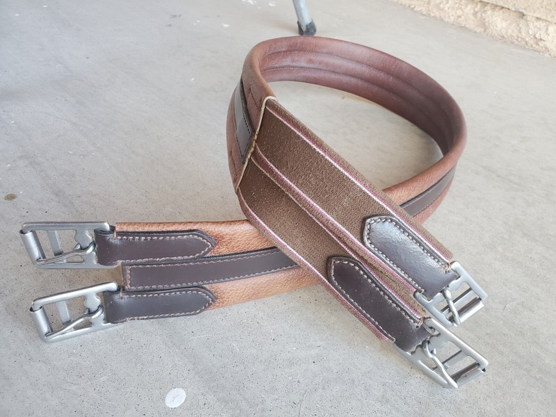 Used 48" English Girth AP Or Jumping Saddles Brown