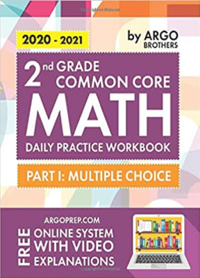 2020-2021 2nd Grade Common Core Math Daily Practice Workbook By ARGO Bros NEW