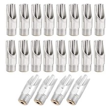 20 Pack Stainless Steel NPT 1/2Inch Pig Waterer Nipple for Sows Piglets Drinking