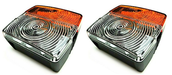 2X Blink-Positionsleuchte Blinker Traktor 12V 24V E20 Lkw AnhäNger Schlepper-image