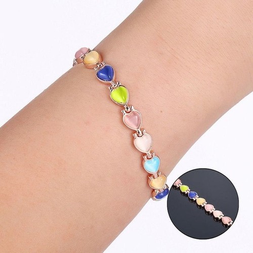 Women Opal Magnetic Bracelet Cat's Eye Stone Bangles Health Care Bracelets 1Pc - Picture 5 of 45