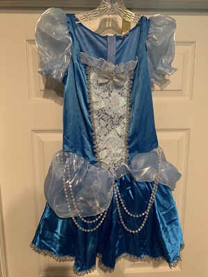 Disney Princess Cinderella Costume Adult Size Small 2-4 Dress Only