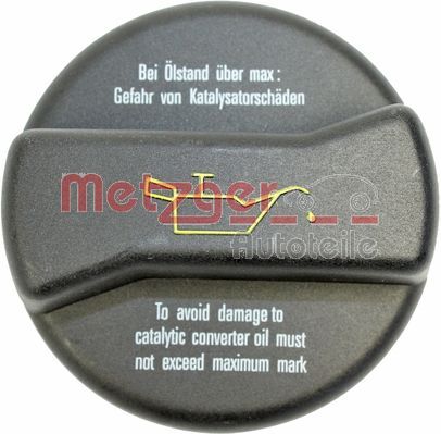 METZGER 2141000 Sealing Cap, oil filling port for AUDI,FORD,SEAT,SKODA,VOLVO,VW