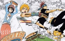 Anime bleach girls boys teddy bears kuchiki rukia Playmat Game Mat Desk