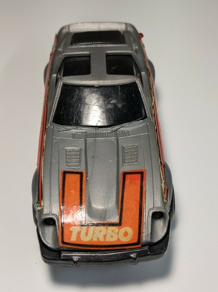 油彩『Buddy』 Vintage 1982 Buddy L Gray Datsun 280-ZX Turbo Plastic Light