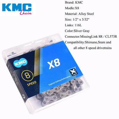 kmc x8 silver