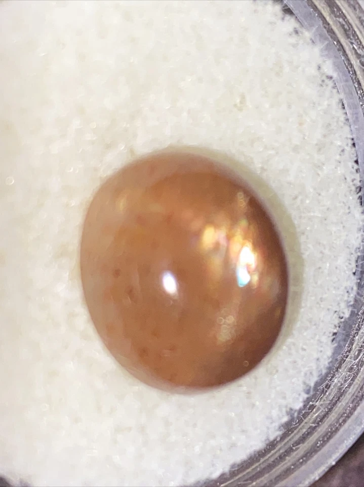 6.86 Ct Natural Purplish Red Unheated Oval Cab V010 - Image 4 of 4