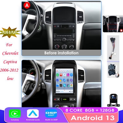 For Chevrolet Captiva 06~12 9.7'' Carplay Car Stereo Radio GPS WIFI 128GB MP5 FM
