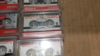 Sony Micro cassettes MC-30, 60, 90 lot of 7 - Used - In