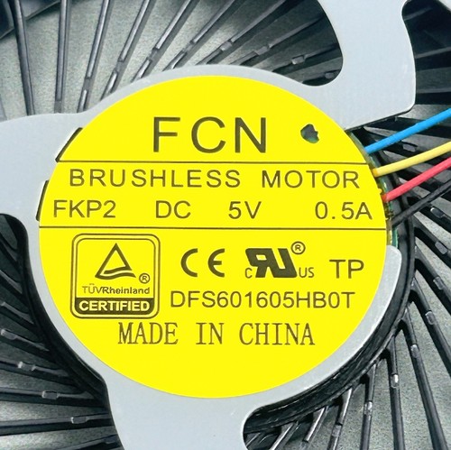 Wacom Cintiq Pro 24” DTH-2420 Cooling Fan DFS601605HB0T With Heatsink & Screws - Photo 3/5
