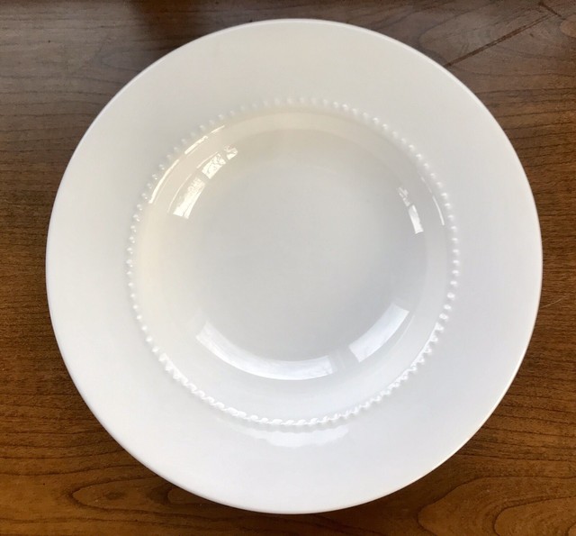 Gibson Designs ADORNE Large Rimmed Soup Bowl 9” Wide eBay