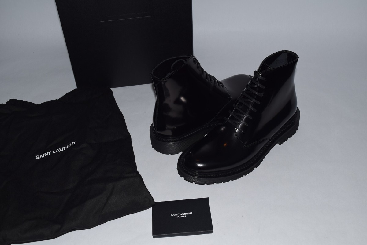 SAINT LAURENT ARMY 20 LACE BOOTS